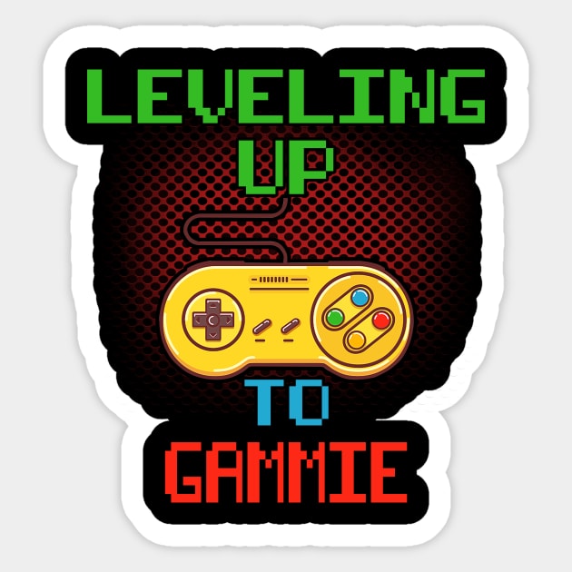 Promoted To GAMMIE T-Shirt Unlocked Gamer Leveling Up Sticker by wcfrance4